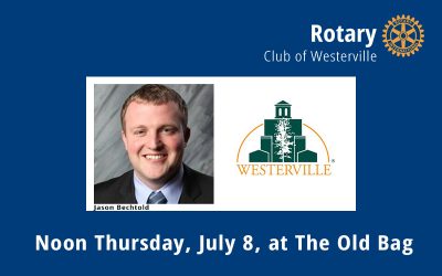 City leader Jason Bechtold speaker for club’s July 8 meeting