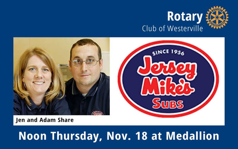 Jersey Mike’s owner is speaker for Nov. 18 lunch