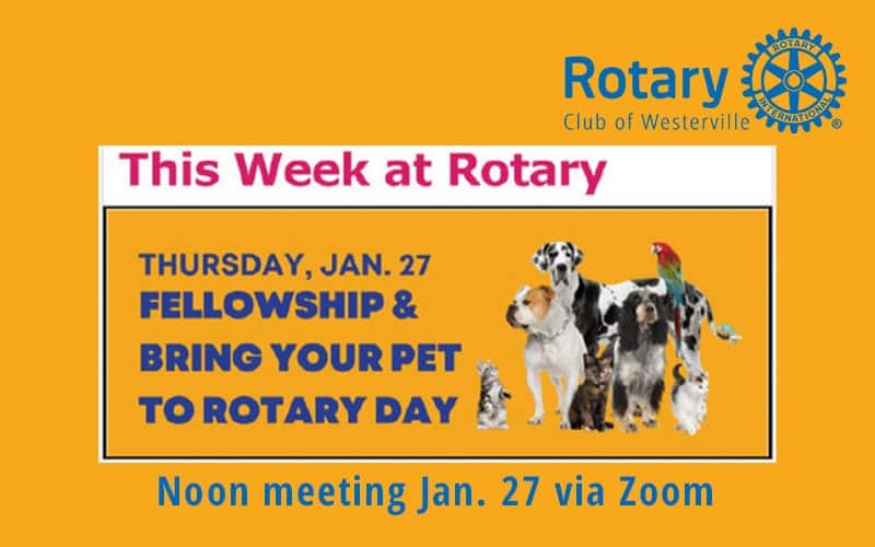Special fellowship meeting: Bring Your Pet to Rotary Day