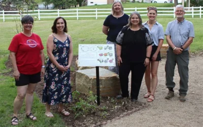 Pollinator garden at McVay comes to life thanks to parent, Rotary