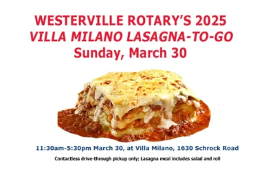 Online ‘Lasagna-to-Go’ tickets sales close; Get tickets at the door while supplies last